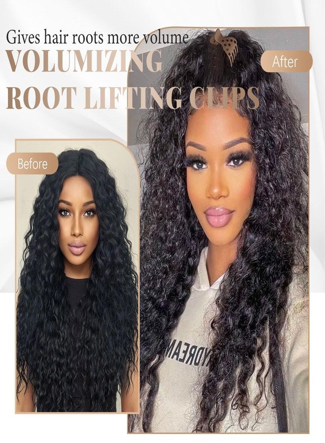 Foaryoer Hair Volume Clip,Root Lifting Hair Clips for Volume Curly Clip No Crease Hair Root Lifting Clips for Bouncy Curls - Image 4